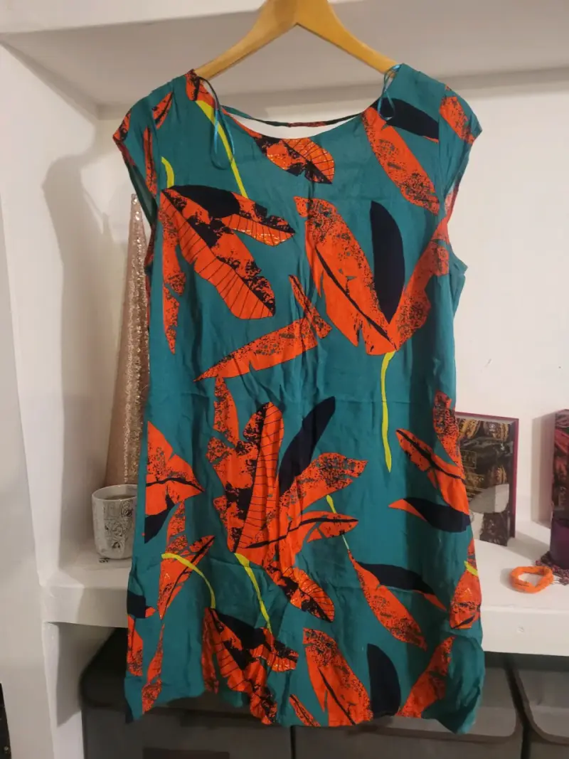 Kimono floral amarillo - 5