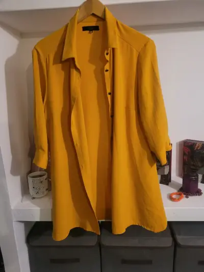 Kimono floral amarillo - miniatura 6