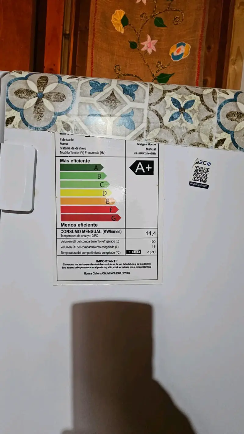 Mini refrigerador blanco Kimera - 6