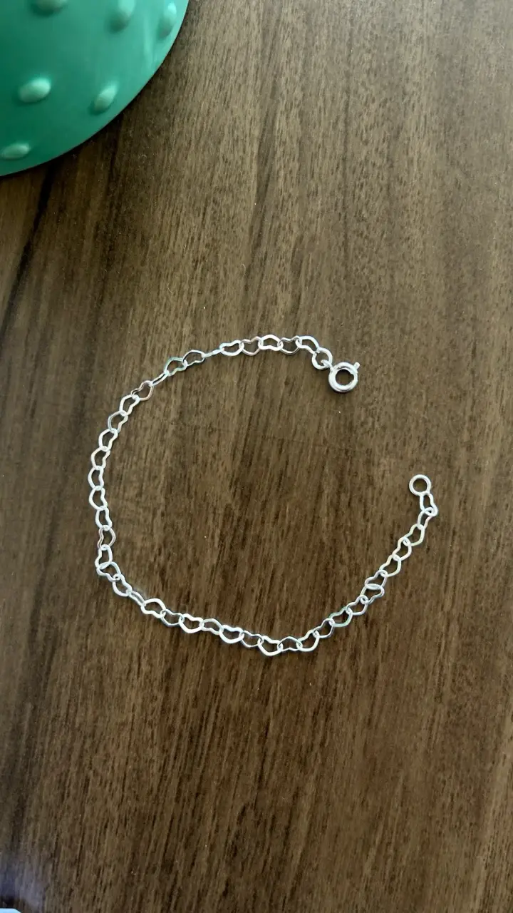 Pulsera de plata con dijes - 1