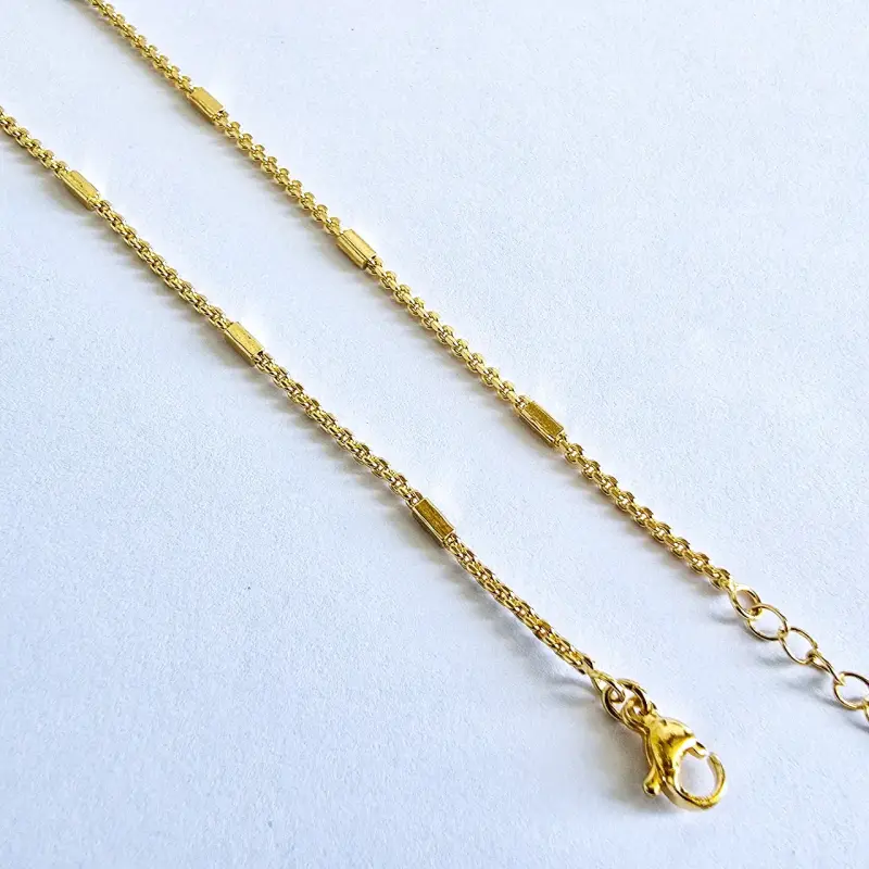 Cadena armada chapada en oro ✨ - 2