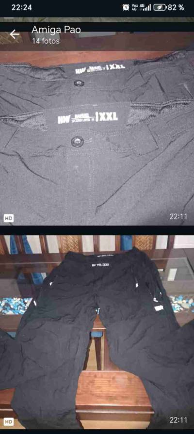 Pantalones negros talla XXL - miniatura 1