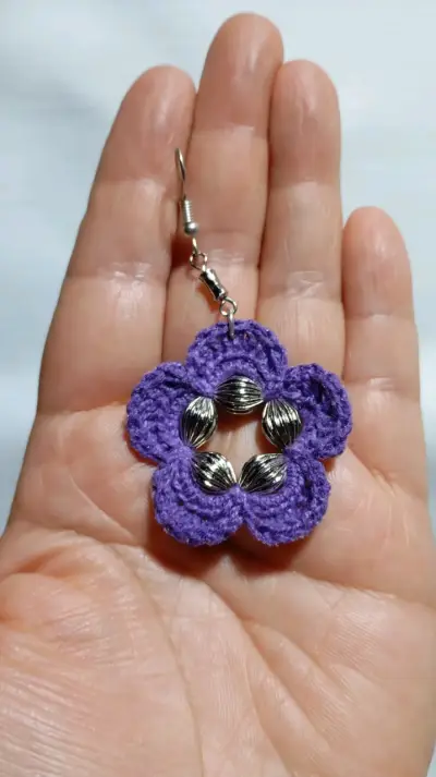 Aros crochet - miniatura 5