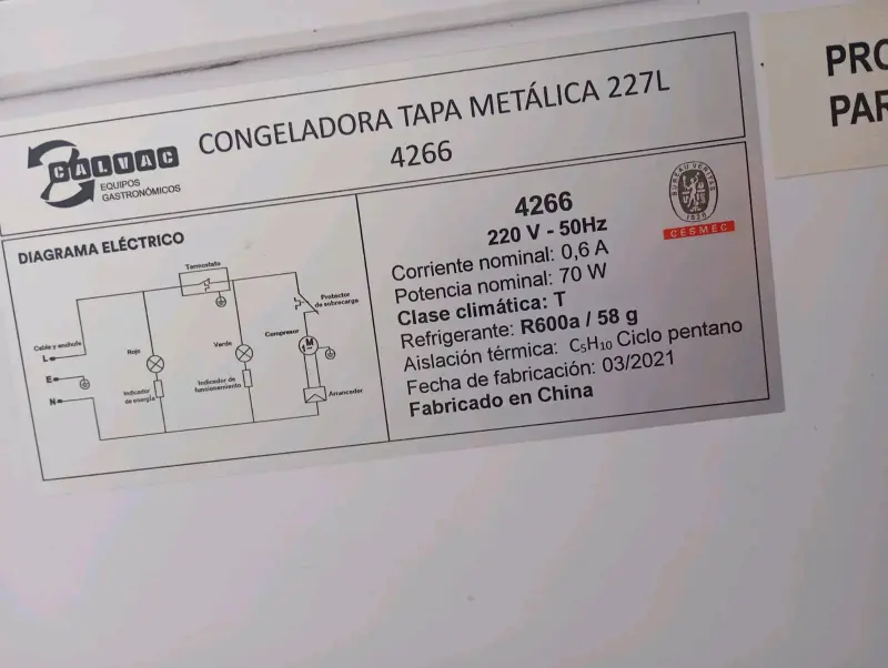 Congelador industrial Calvac - 2