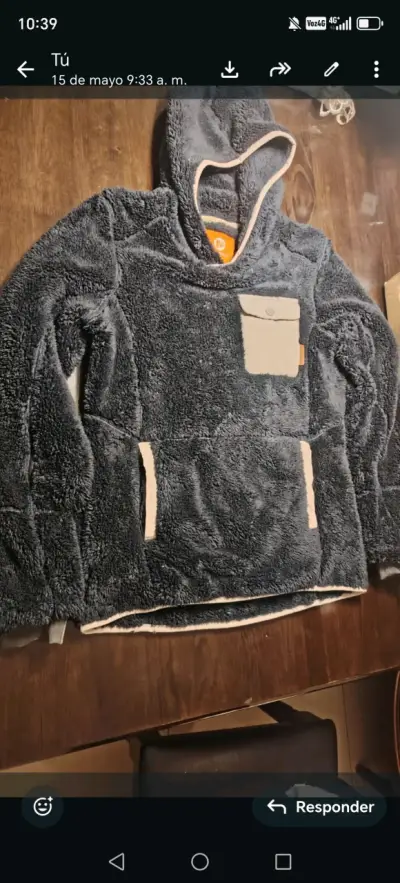 Polerón Merrell de polar azul con capucha - miniatura 1