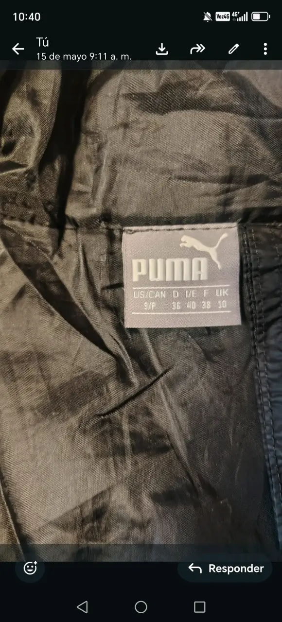 Chaqueta negra acolchada Puma - 2