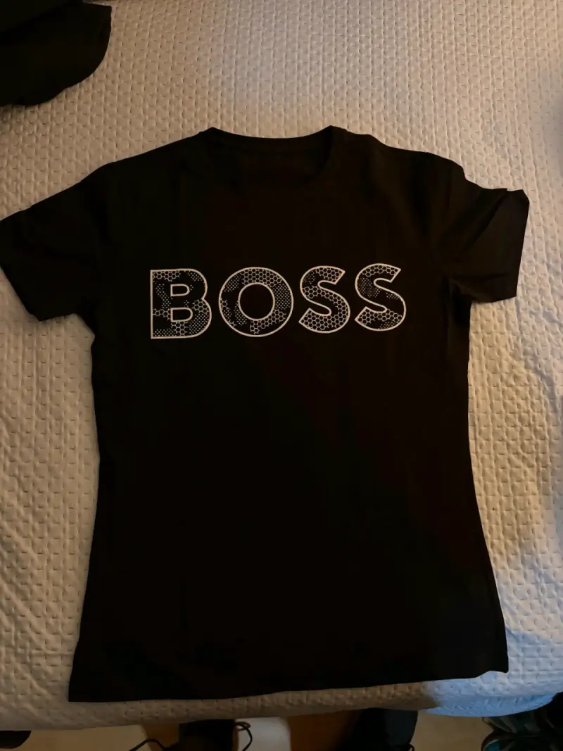 Poleras negras de marca Slim Fit - 2