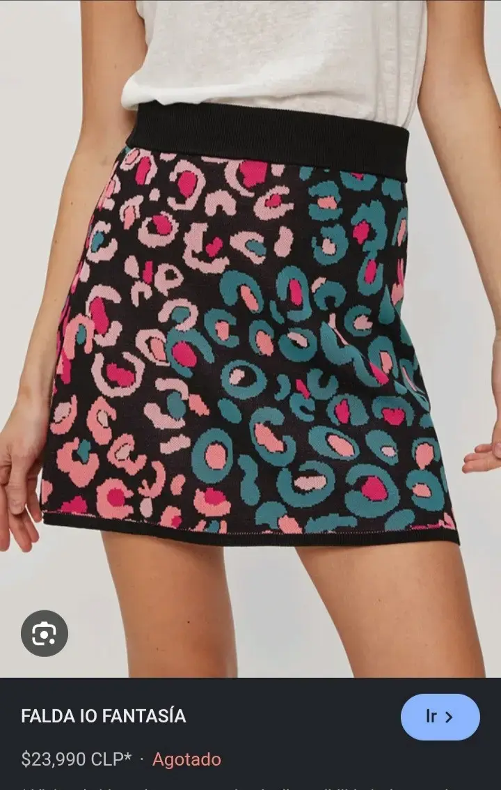 Mini falda marca iO. - 2
