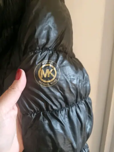 Parka  acolchado negro mujer Michael kors original - miniatura 3