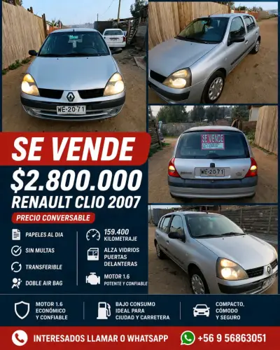 Renault Clio 2007 en venta - miniatura 1