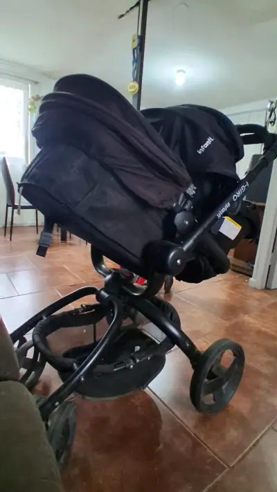 Coche de bebé Infanti i giro 360 negro - miniatura 1