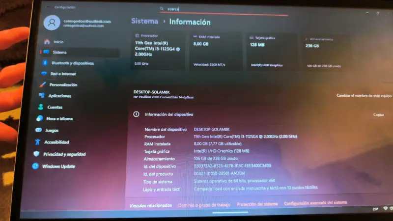 Laptop HP Pavilion x360 plateado - 4