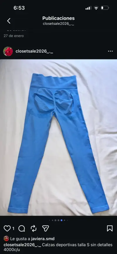 Calzas deportivas multicolor talla S - miniatura 3