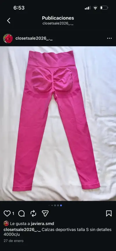 Calzas deportivas multicolor talla S - miniatura 4
