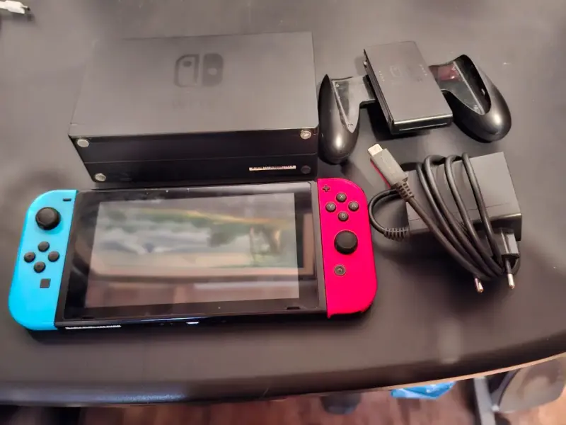 Nintendo Switch con accesorios
