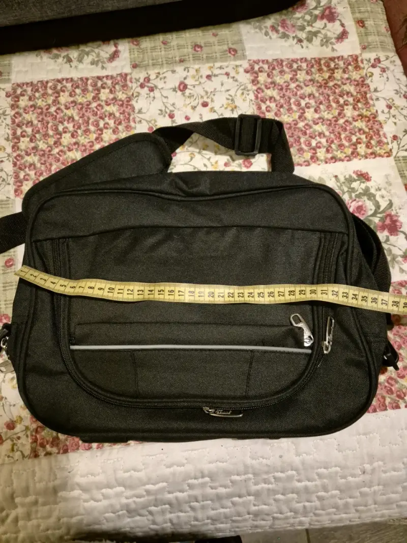 Bolso mensajero negro - 1
