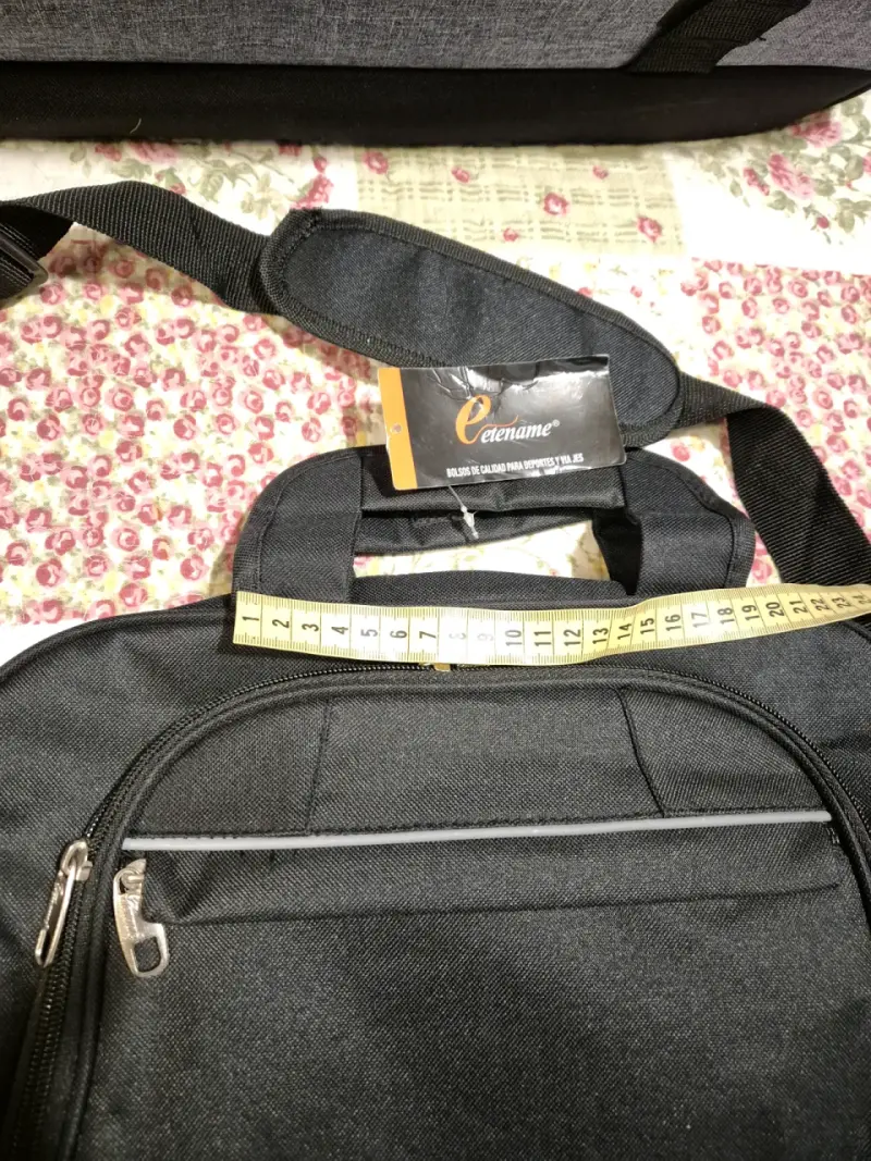 Bolso mensajero negro - 3