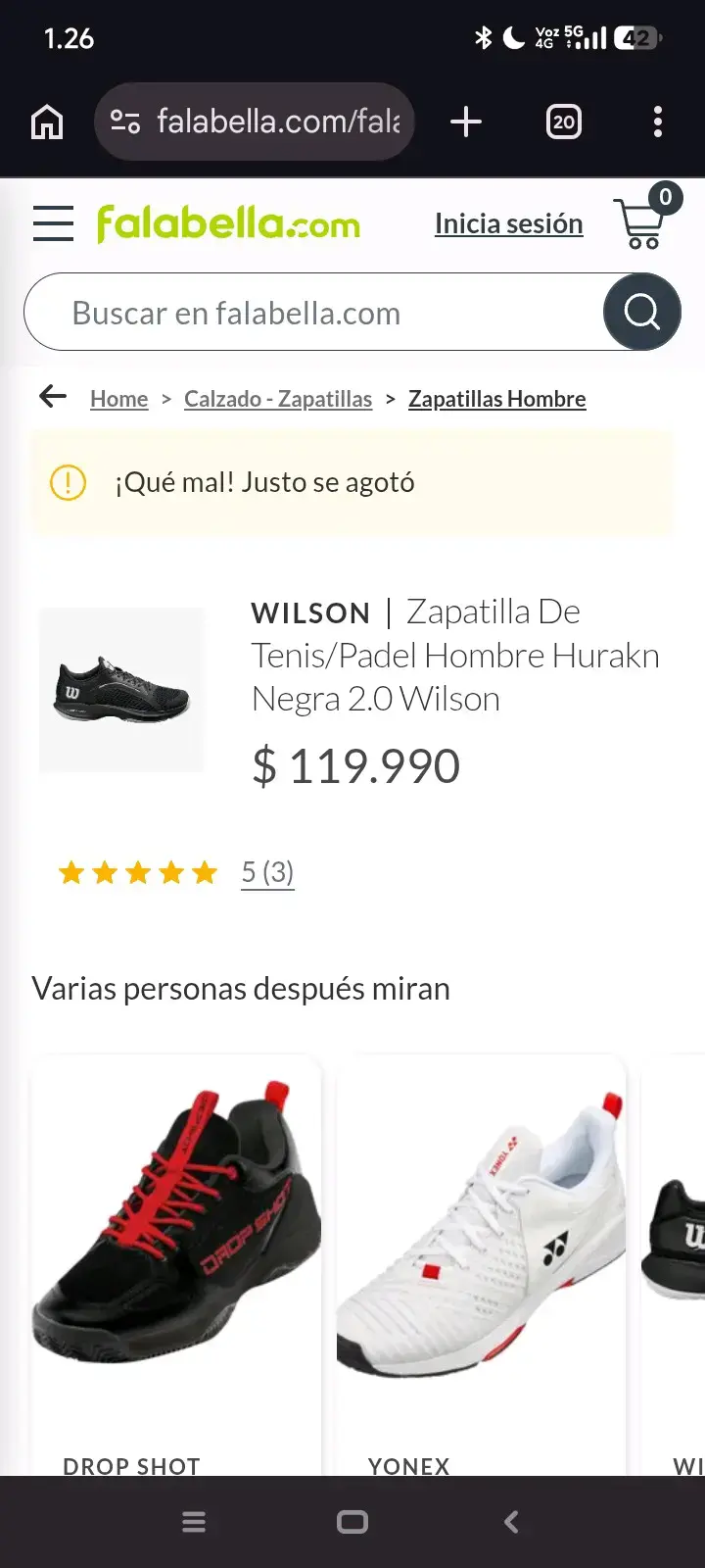 Zapatillas Wilson para tenis/pádel - 1