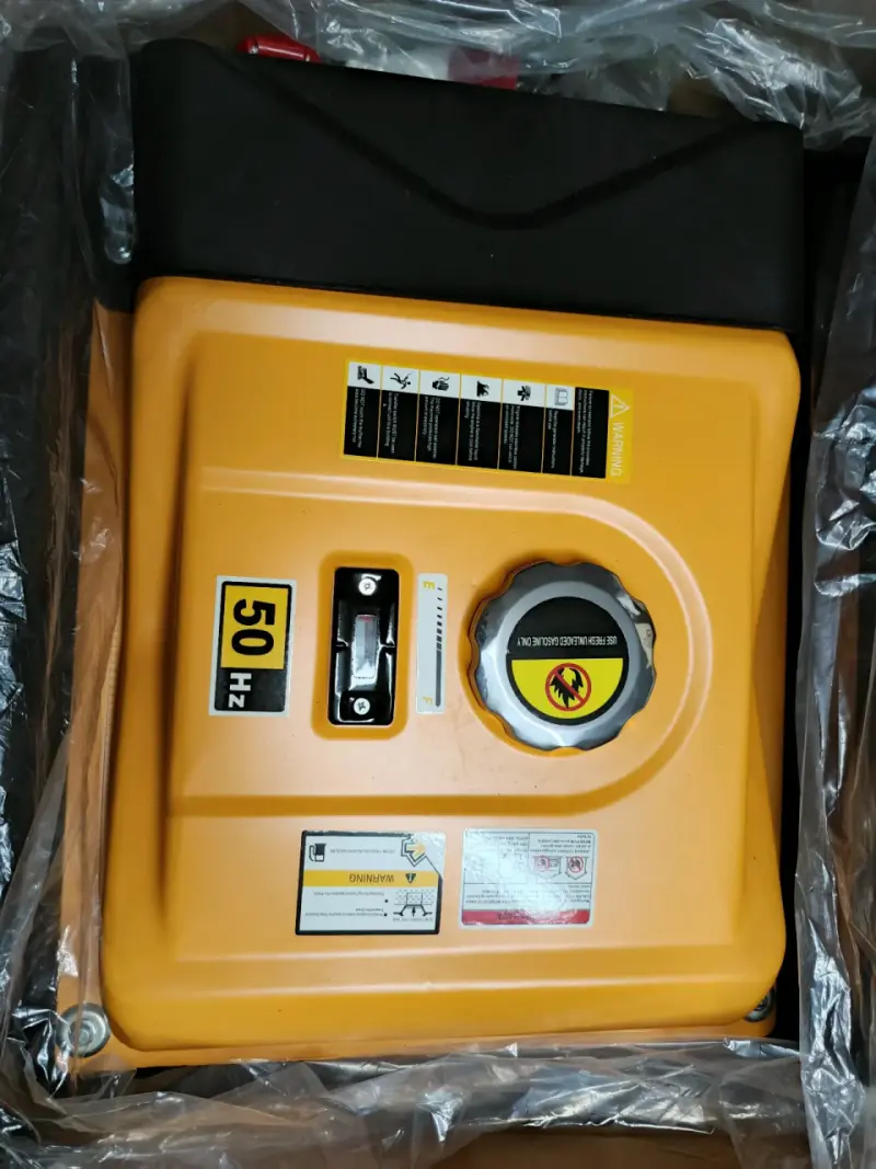 Generador eléctrico 50 Hz amarillo