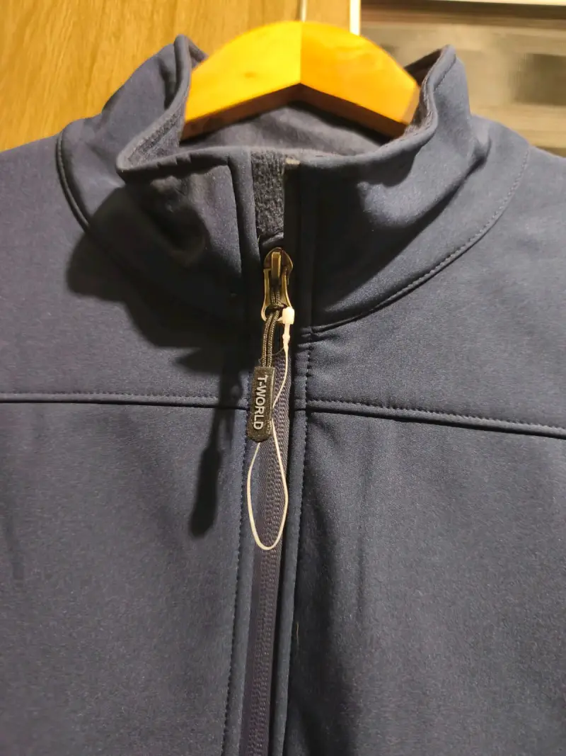 Chaqueta azul deportiva sofshell dama talla L - 3