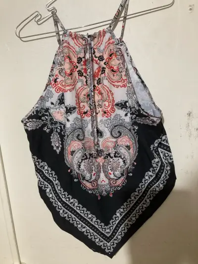 Blusa estampada sin mangas - miniatura 6