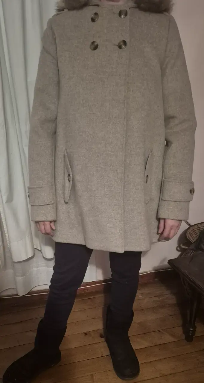 Abrigo gris con capucha Saville Row - 2