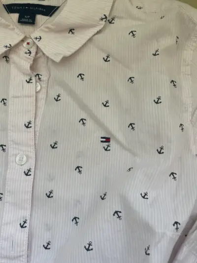 Camisa rosado claro anclas mujer - miniatura 3