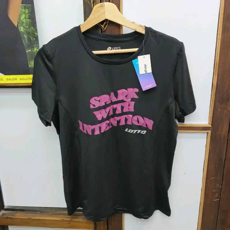 Polera negra Lotto nueva - 1