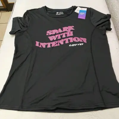 Polera negra Lotto nueva - miniatura 2