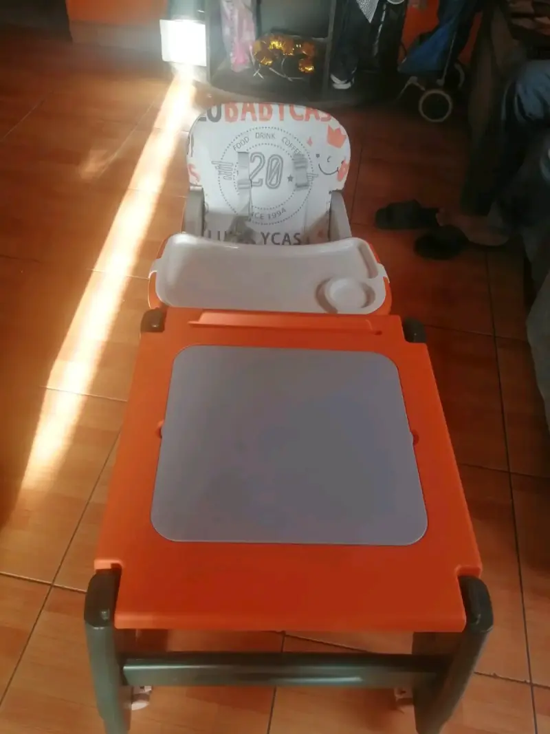 Silla alta infantil multicolor - 5