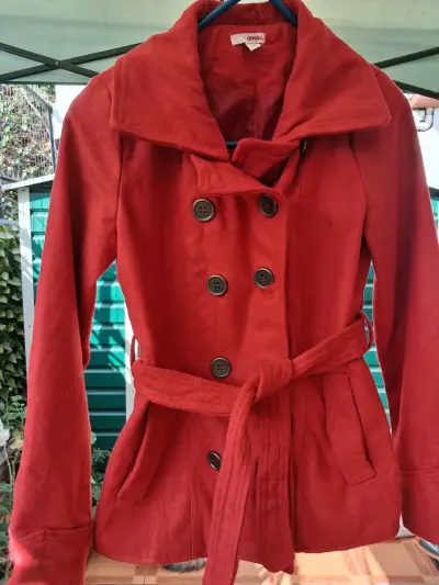 Abrigo negro Rue21 a cuadros - miniatura 3