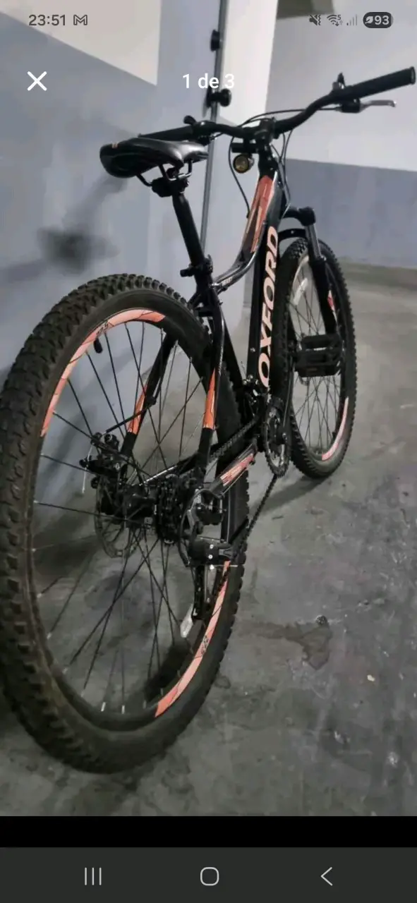 Bicicleta Oxford montaña negra - 1