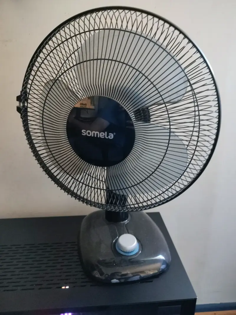Ventilador Somela de mesa negro - 1