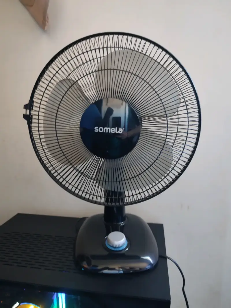 Ventilador Somela de mesa negro - 3