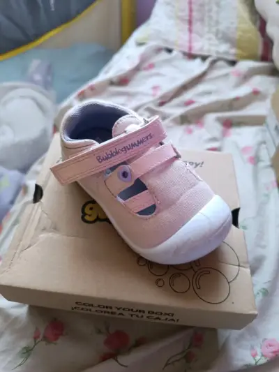 Zapato bebé rosa Bubblegummers - miniatura 1