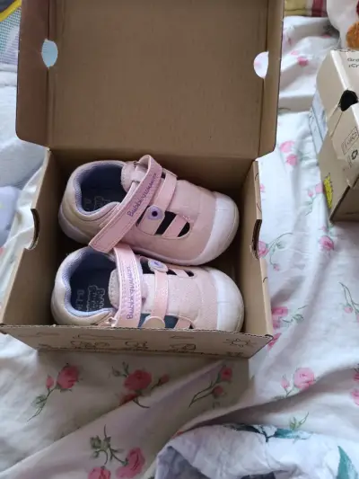 Zapato bebé rosa Bubblegummers - miniatura 2