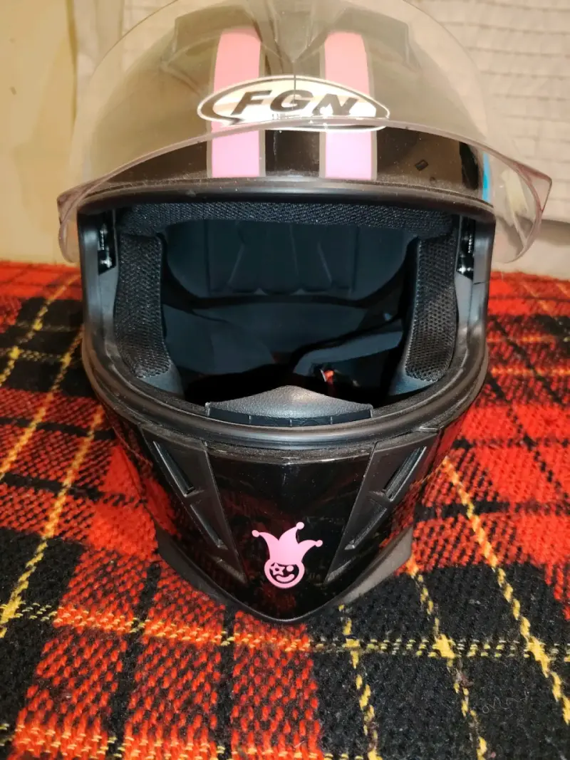 Casco de moto negro FGN - 1