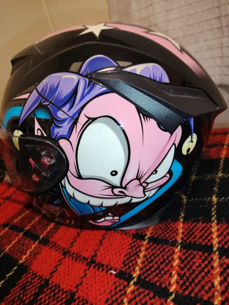 Casco de moto negro FGN - 2