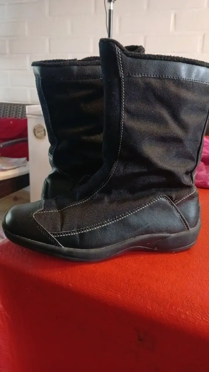 Botines de cuero marrón - 5
