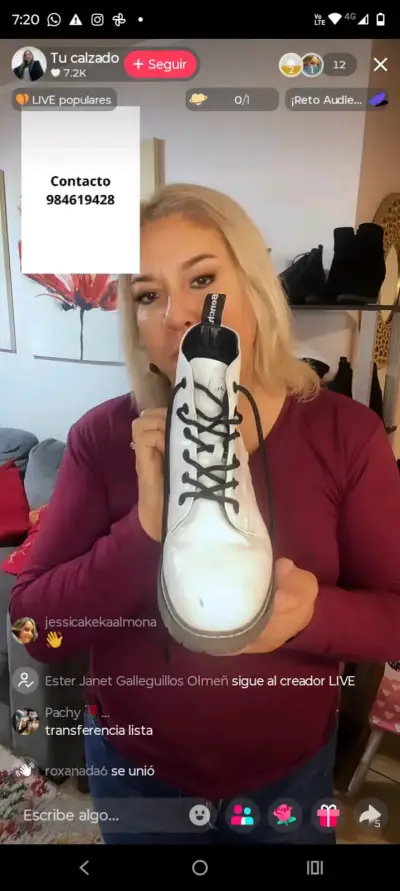 Botines blancos estilo urbano - miniatura 1