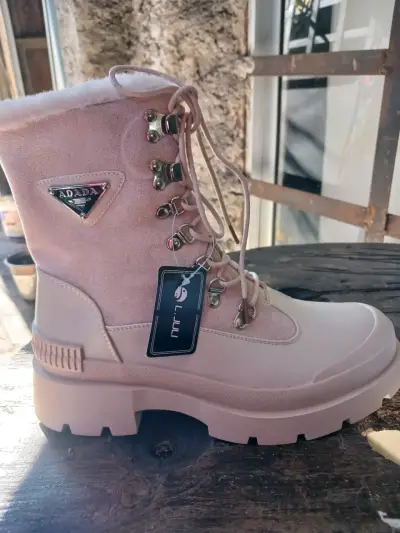 Botas de invierno marrones con forro - miniatura 5