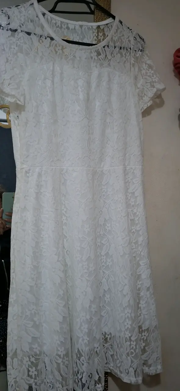 Vestido blanco de encaje - 2