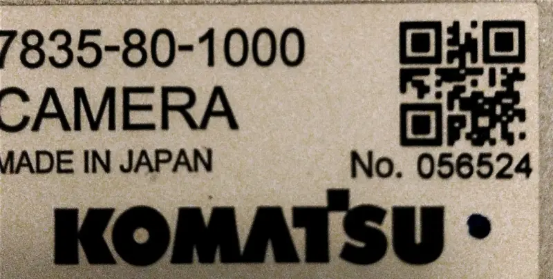 Cámara Komatsu 7835-80-1000 - 5