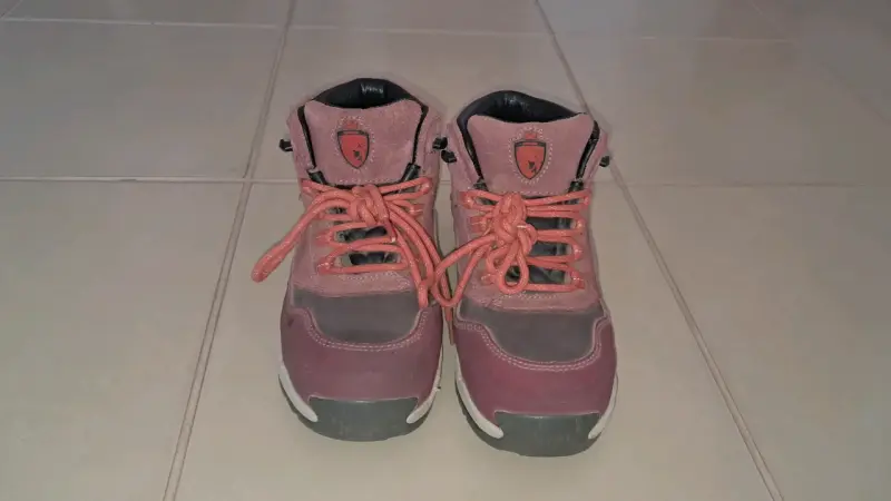 Botines de seguridad rosados - 1
