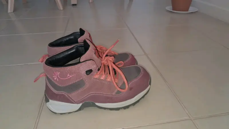 Botines de seguridad rosados - 3