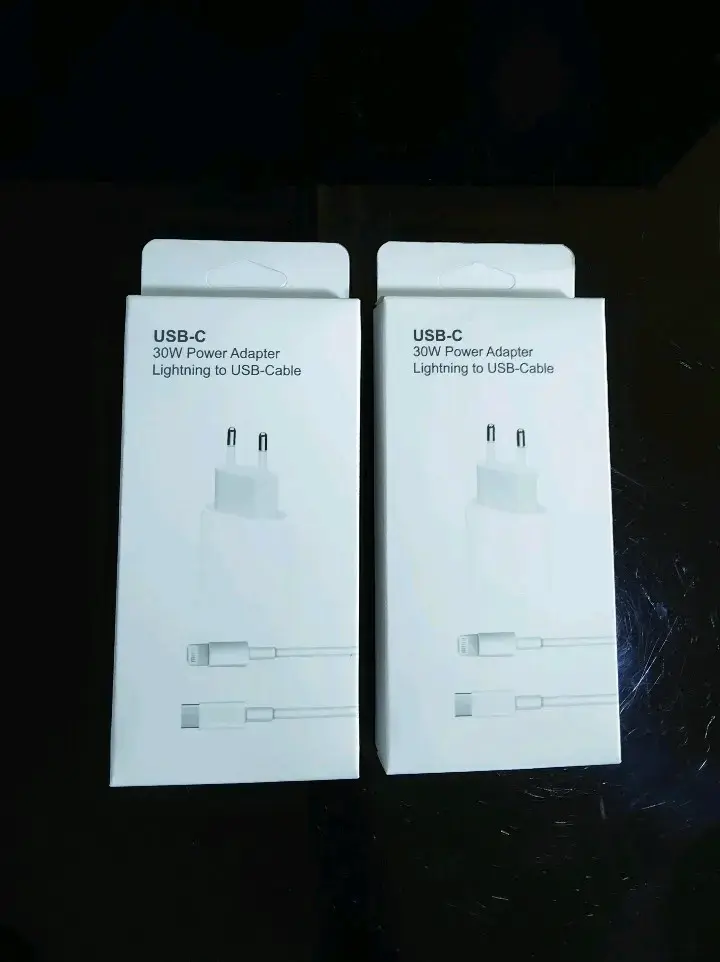 Cargador usb-c lighting 30W nuevo - 1