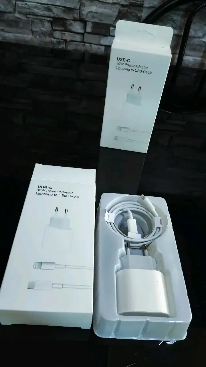 Cargador usb-c lighting 30W nuevo - 2