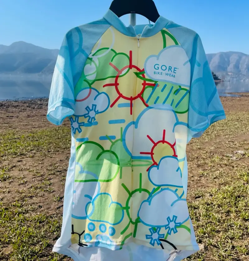 Polera ciclismo Gore colorida - 1