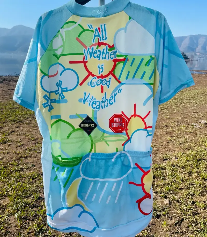 Polera ciclismo Gore colorida - 2