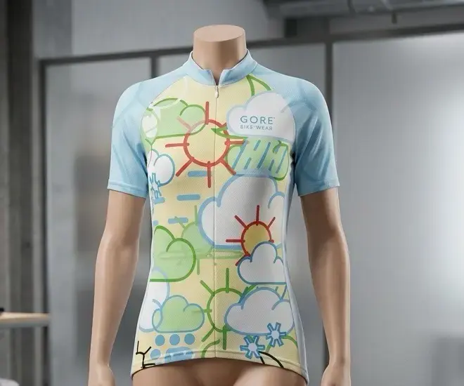 Polera ciclismo Gore colorida - 3